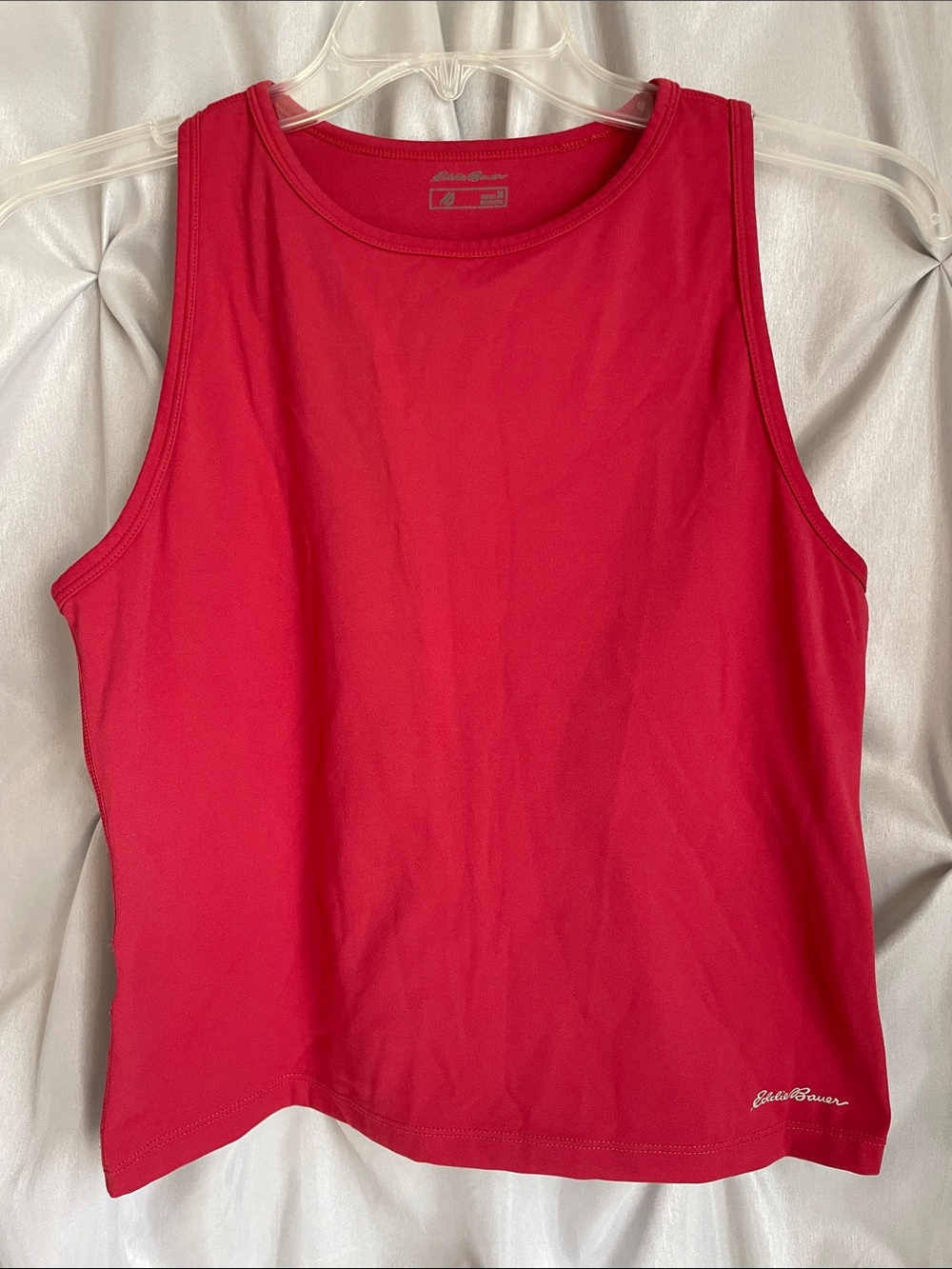 Eddie Bauer Red Athletic Sleeveless Tank Top